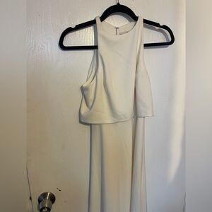 New With Tags!  BHLDN Jill Stuart Iva Crepe Maxi dress in ivory